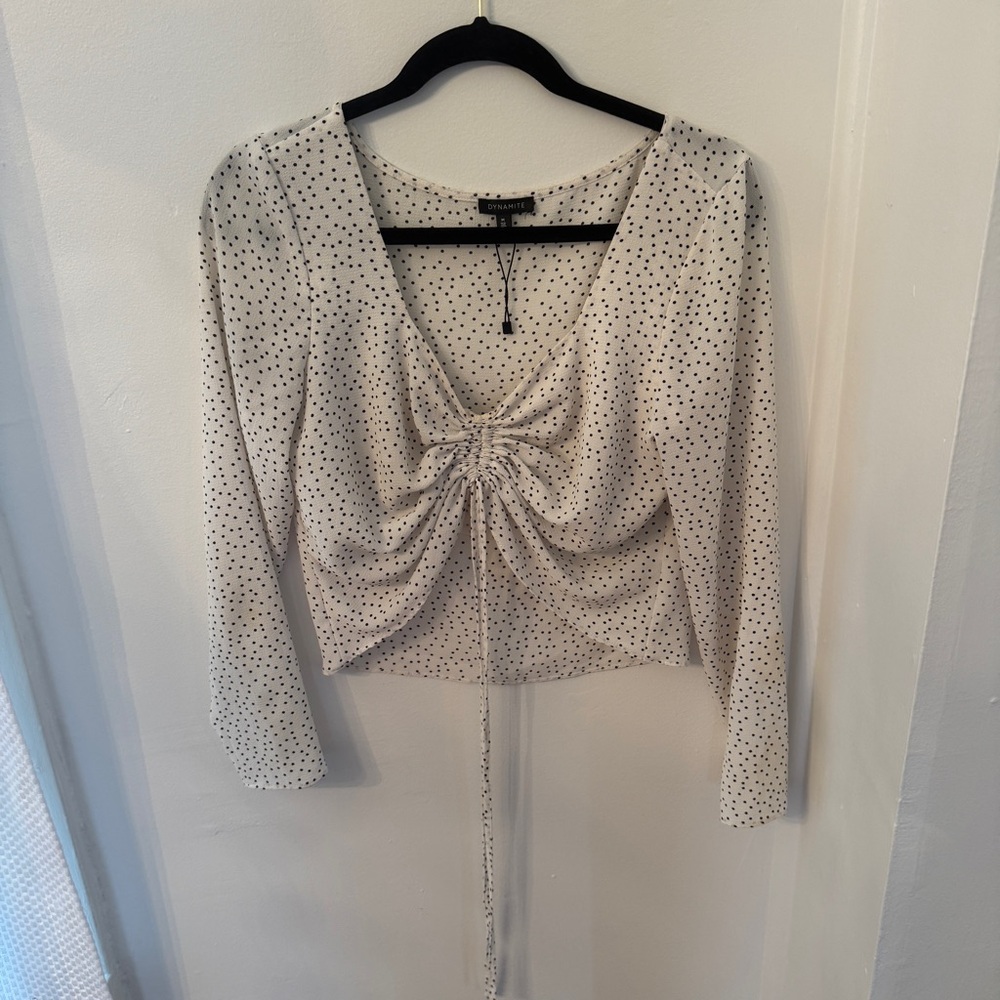 Dynamite Polkadot blouse